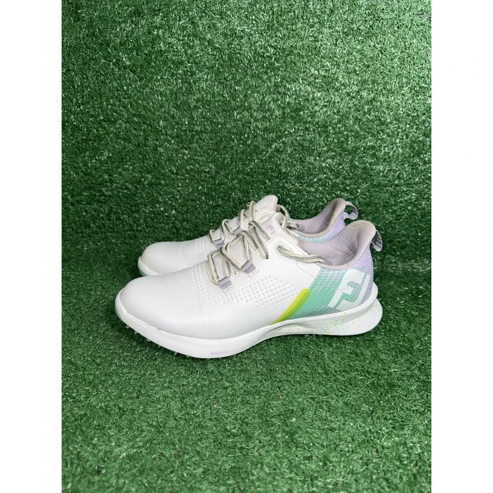 FootJoy Golf Shoes Womens Size 7 FJ Fuel Multicolor Spikeless Sports Sneakers - Picture 4 of 9